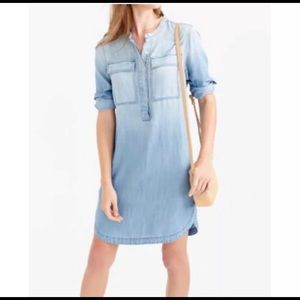 J.Crew Denim long sleeve shirt dress